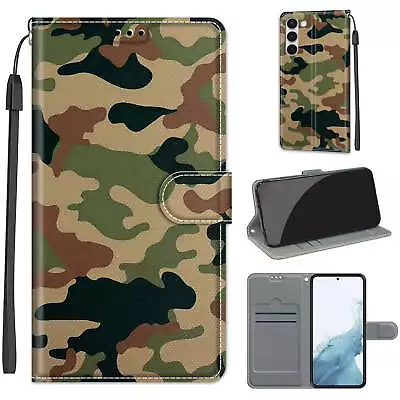 For Various Phone Cool Men Boy Magnetic Flip Wallet Card Bag Stand Case Cover • $7.69