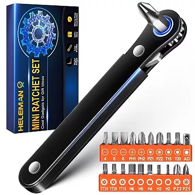 Gifts For Men Women Angled Screwdriver - Cool Gadgets For Men EDC Gear Mini R... • $45.98