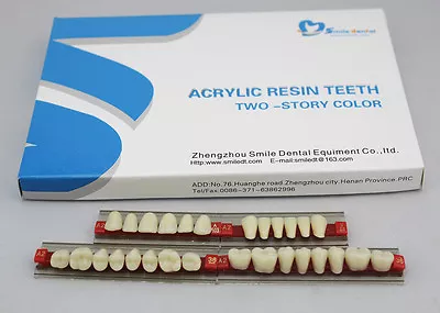 1 Full Set 28*1 Dental Acrylic Teeth VITA Color A2 Size 503 Denture New On SALE • $6.59