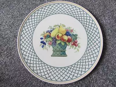 £44.99 • Buy Villeroy & Boch Basket Pattern Large 32.7cm Gateaux Plate (Retired 2007)