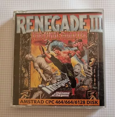 Amstrad Cpc 464/664/6128 Disc Game Renegade Iii:the Final Chapter By Imagine Rar • $199