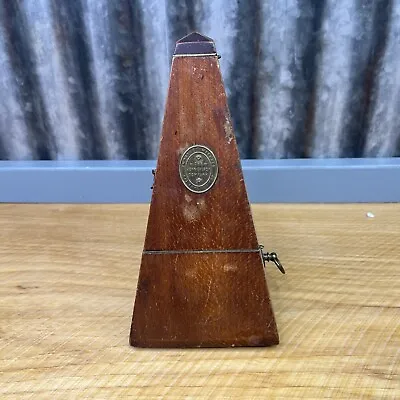 The John Church Company Improved Maelzel Metronome Windup Wood Vtg Antique • $148