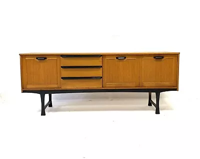 Vintage Retro Mid Century 1960s Danish Era 6ft Modernist Teak Sideboard • £295