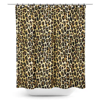 Sourpuss Leopard Shower Curtain Alternative Clothing & Accessories • $44.95