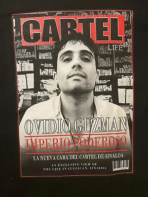 $125 • Buy VTG Cartel Shirt Ovidio Guzman El Chapo Son Narco Life Pablo Escobar Mexico RARE