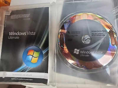 £59.99 • Buy Microsoft Windows Vista Ultimate (64 Bit Version Disc) Full Install Retail!!