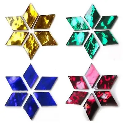 Mirror Diamond Mosaic Tiles - Choice Of Colours (6 Tiles) • £2.75