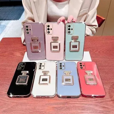 For IPhone Motorola Perfume Bottle Mirror Plating Stand Holder Phone Case Cover • £4.79