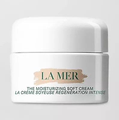 La Mer The NEW Moisturizing SOFT Cream 0.24oz 7ml Travel Sz 11/2026 $48 SEALED! • $24.90