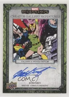 2022 Upper Deck Marvel Beginnings Vol 2 Series 1 Chris Claremont #CG-CC Auto Y1g • $69.54