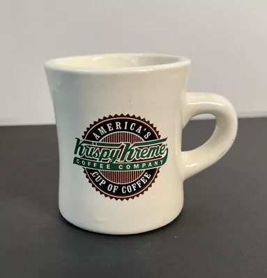 Krispy Kreme Coffee Mug Doughnuts Restaurant Diner Style Heavy Cup 100% Arabica • $11.95