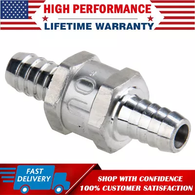 12mm 1/2 Inch Inline Check Valve Fuel Diesel Liquid Oil Air One Way Non Return • $6.99