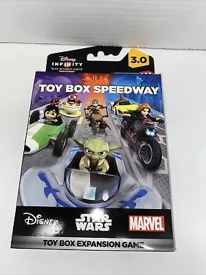 Disney Infinity 3.0 Toy Box Speedway Expansion Game Disc - NEW SEALED SHIPS FAST • $7.99