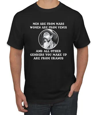 Men Are From Mars Women Are From Venus Political Men T-Shirt • $24.99