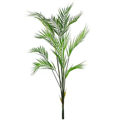 Large Artificial Palm Tree No Pot 11 Leaves 118cm  Realistic • £21.24