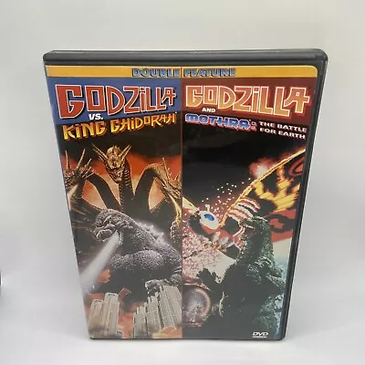 Godzilla Vs. Mothra/Godzilla Vs. King Ghidora (DVD 1998 Closed Caption) W/Inse • $44