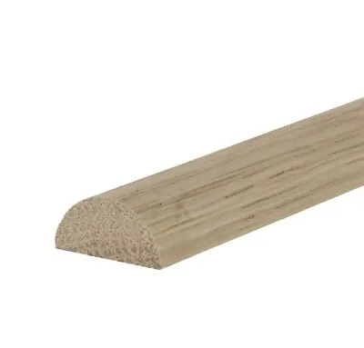 Solid White Oak 6mm X 12mm Half Round Decorative Moulding Bead • £2.82