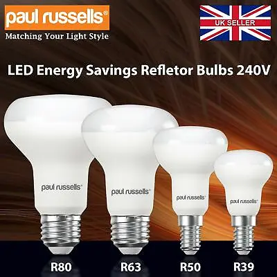 LED R80 R63 R50 R39 Reflector Bulb Warm/Cool/Day White Screw In ES SES Spotlight • £25.99