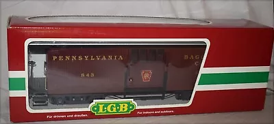 LGB No. 32843 PRR Pennsylvania Railroad Baggage Passenger Car - G Scale In Box • $74.99