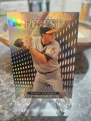 2013 Topps Finest Refractor Manny Machado #80 Rookie RC • $19.99