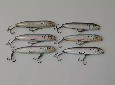 (6) Heddon Zara Spook Top Water Fishing Lures Lot Of 6 - G-Finish • $34.99