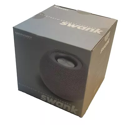 Merkury Innovation Swank Bluetooth Compact Speaker 2” Driver Grey  • $22.99