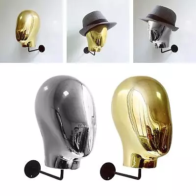 Hat Rack/ Wall Mounted Mannequin Head Wigs Hat Display Storage Holder Stand • $72.20