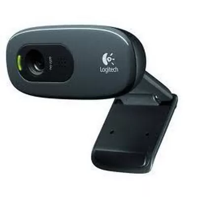 Logitech C270 3MP HD Webcam 720p/30fps Widescreen Video Calling Light Correc • $66.86