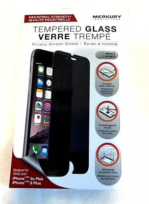 Merkury Innovations Tempered Glass Shield IPhone 6S PLUS/6 PLUS PRIVACY 133 • $7.99