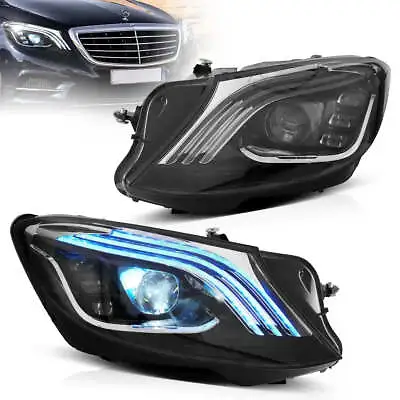 VLAND LED Headlights For 2014-2017 Mercedes Benz S-Class W222 Start-up Animation • $759.99