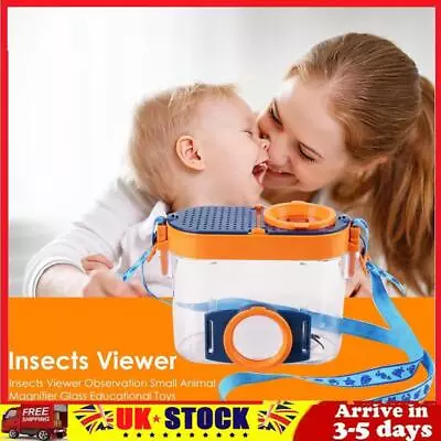 Magnify Microscope Kids Toy Insect Catcher Children Science Small Bug Viewer • £8.90