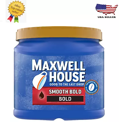 New Maxwell House Smooth Bold Ground Coffee 26.7 Oz. Canister • $15.99