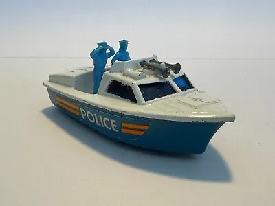 Matchbox Lesney Superfast Mb52 Police Launch Boat Vintage 1976 • £2