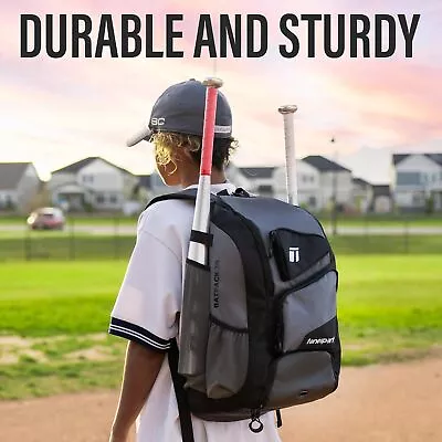✅ Baseball & Softball Backpack (Adult/Youth)  Bat Compartment Gear Storage • $45.99