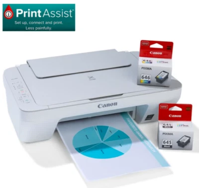 $76.25 • Buy Canon PIXMA HOME MG2460 All-In-One Printer Quiet Full HD Print With Ink