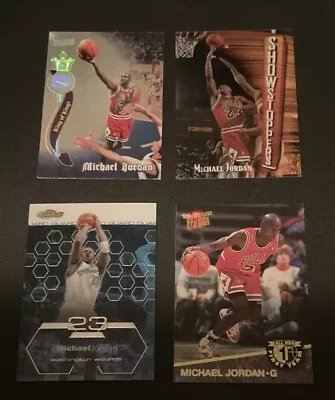 1997 Stadium Club Royal Court Michael Jordan 4 Card Lot + FinestShowstopper +++ • $40