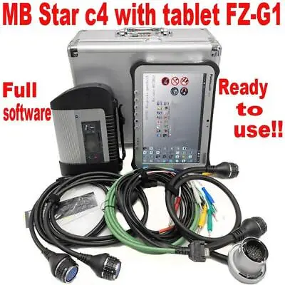 MB SD C4 Connect Compact C4 S Tar Diagnosis With Tablet FZ-G1 V2023.9 SSD + Case • $1150