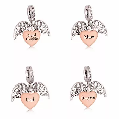 💖 I Love You Charm To The Moon & Back Daughter Mum Genuine 925 Sterling Silver • £15.95