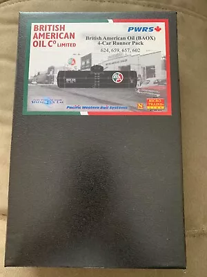 N Scale PWRS Micro-Trains British American Oil Company 4 Car Runner Pack • $13.57