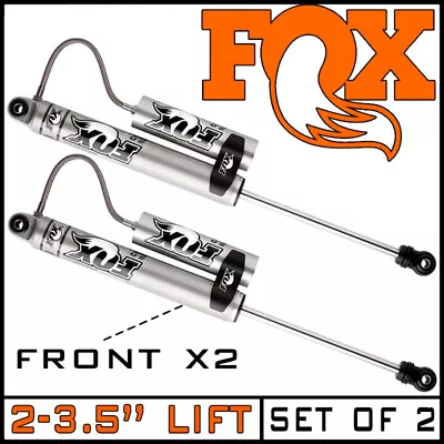 Fox 2.0 Remote Reservoir Front Shocks Fit 05-16 Ford F-250 F-350 4WD 2-3.5  Lift • $549.95