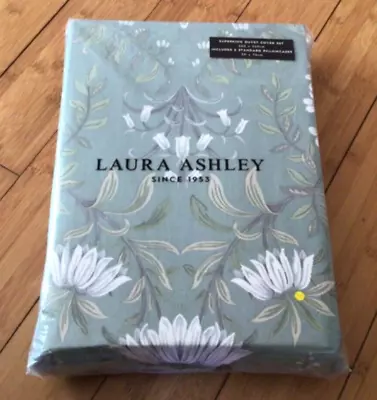 Laura Ashley - Parterre - SAGE - Duvet Cover Set - SUPER KING - RRP £95.00 • £67.99
