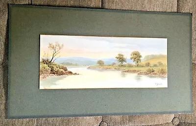 Original Early 1900s Mounted Watercolour By F.searle ( Dartmoor Area ) • £125