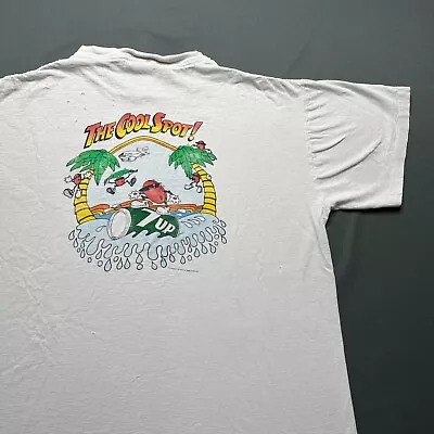 Vintage 7up Shirt Mens XL White 80s Soda Promo Tee Distressed Single Stitch • $19.99