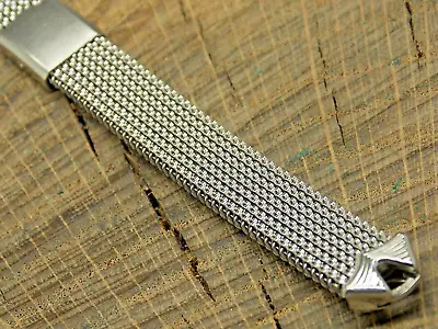 Evinger USA Vintage NOS Unused Watch Band Expansion Stainless Steel Mesh C-Ring • $25