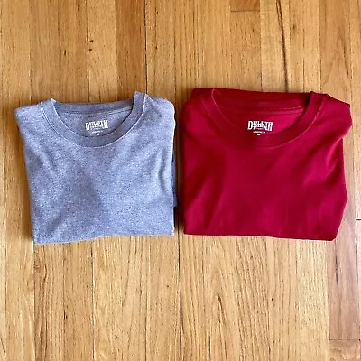 Lot Of 2 Duluth Trading Shirt Relaxed Fit Longtail T Shirt Long Sleeve Size M • $23