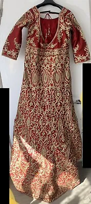 £149.99 • Buy Bridal Lengha Dress Asian Indian Pakistani Wedding Dress Engagement 