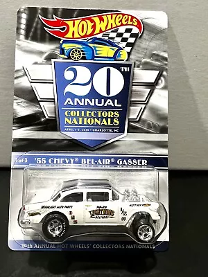 A3 1/64 Hot Wheels 2020 20TH ANNUAL NATIONALS '55 CHEVY BEL AIR GASSER #6371 • $295