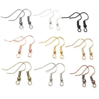 Earring Findings Clasps Hooks Fittings DIY Ear Wire Jewelry Making Accessories • $3.99