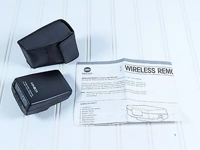 Minolta Wireless Remote Flash Controller For HS 5400 5600 W/ Case + Manual • $29.95