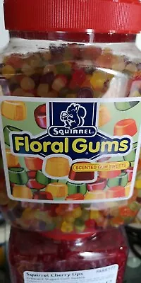 £2.49 • Buy 100g Squirrel Floral Gums Retro Old Traditional Sweet Shop Style